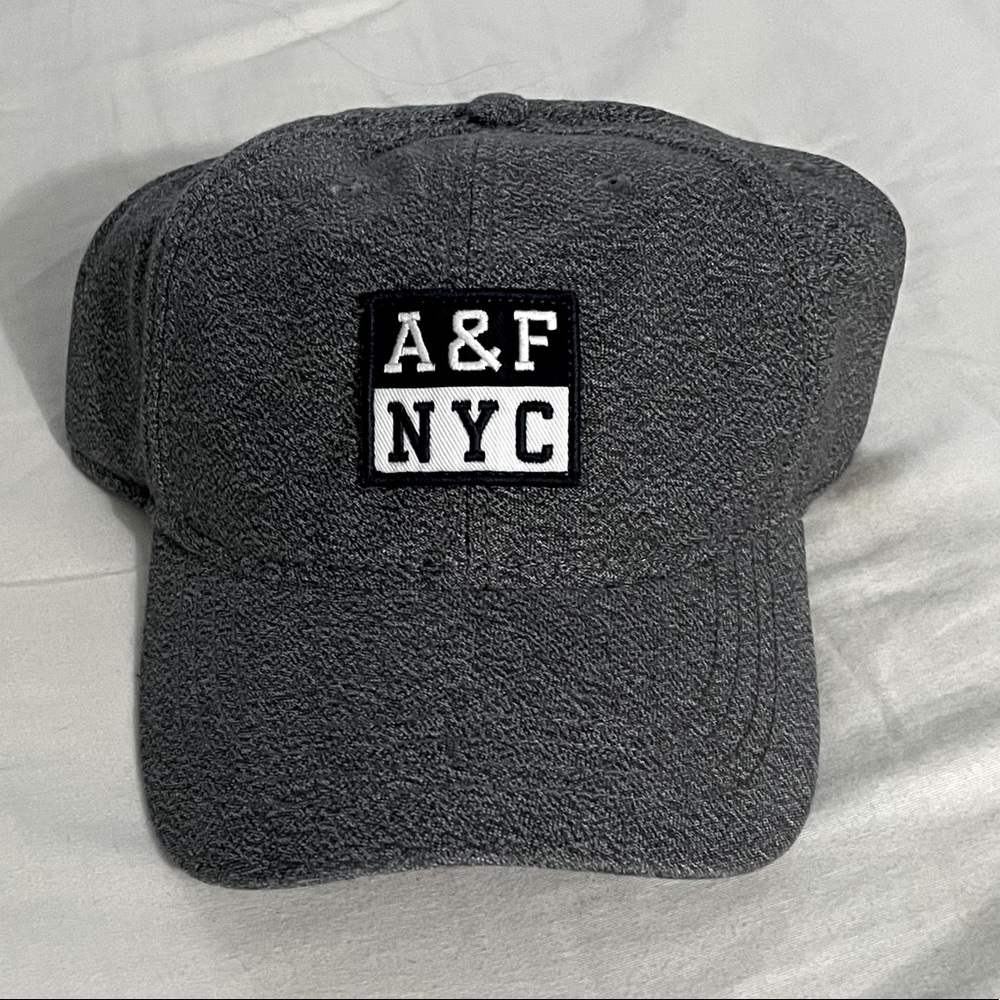 A&F dark heather grey cap